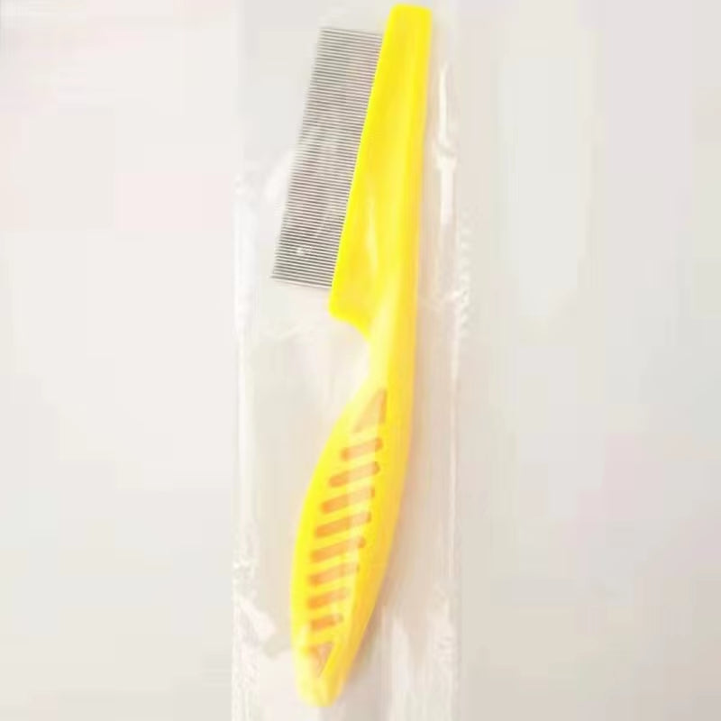 Pet Hair Shedding Comb - Stainless Steel Flea Comb