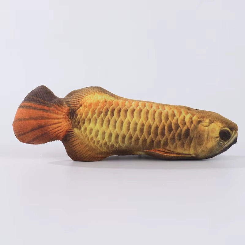 Plush Fish Cat Toy - Catnip Interactive Toy