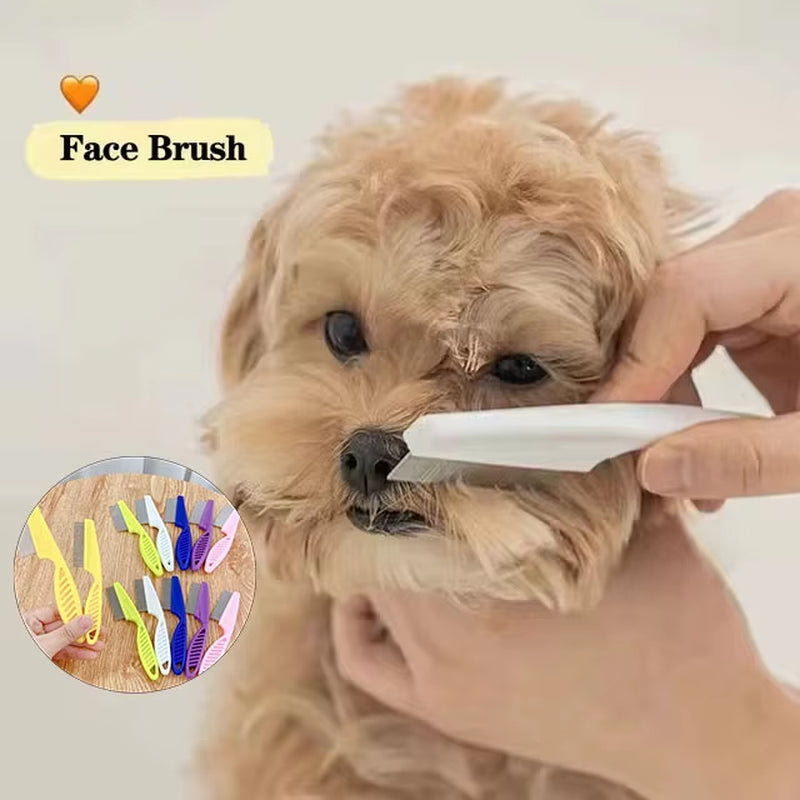 Pet Hair Shedding Comb - Stainless Steel Flea Comb