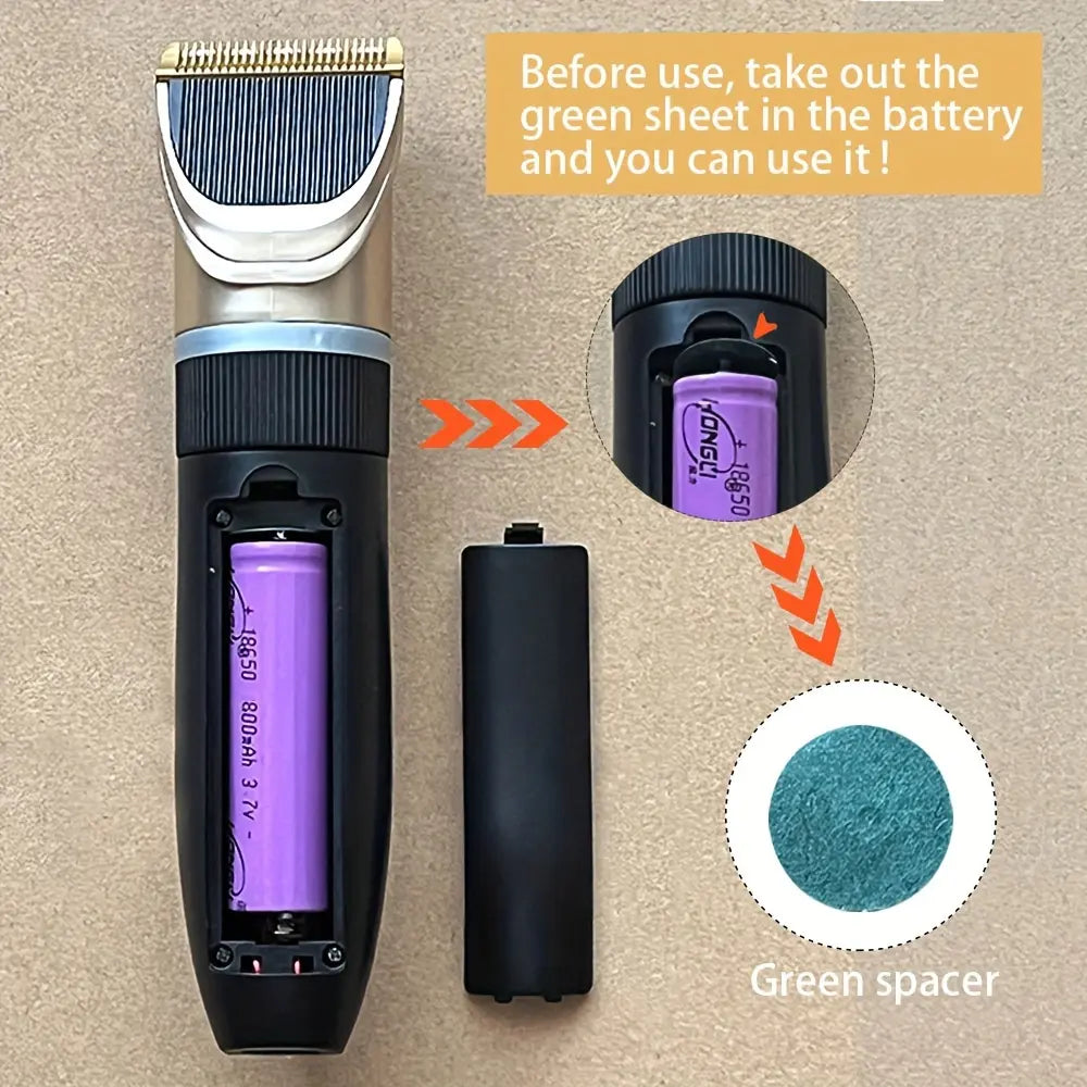 Pet Electric Clipper Set for Dogs and Cats, Specialized Grooming Tools for Teddy Breeds, Perfect Christmas Gift for Pet Owners, Grooming Trimming Tool