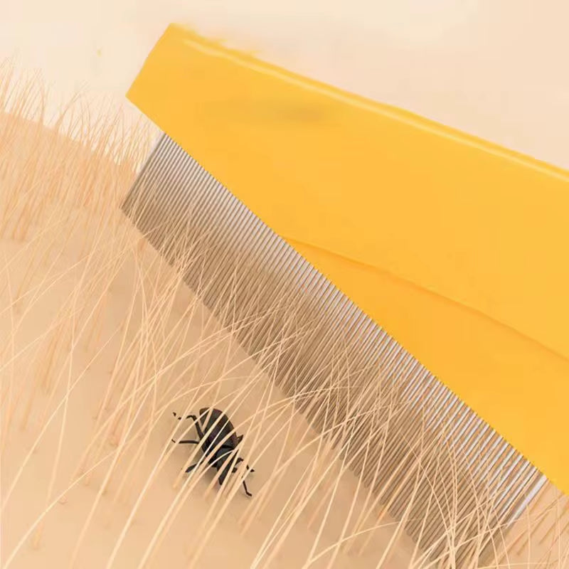 Pet Hair Shedding Comb - Stainless Steel Flea Comb