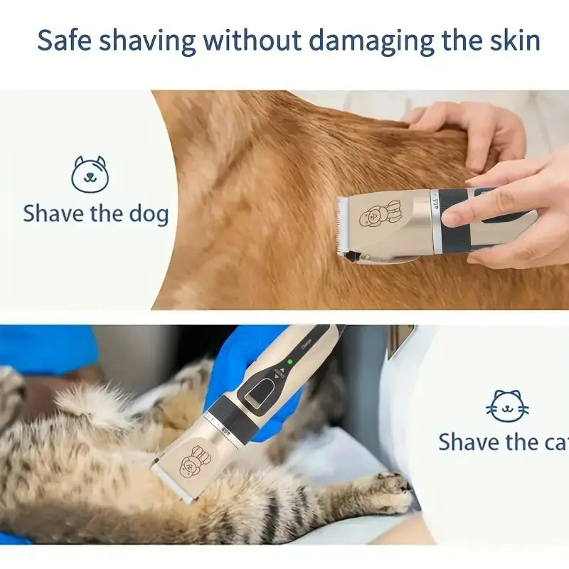 Pet Electric Clipper Set for Dogs and Cats, Specialized Grooming Tools for Teddy Breeds, Perfect Christmas Gift for Pet Owners, Grooming Trimming Tool