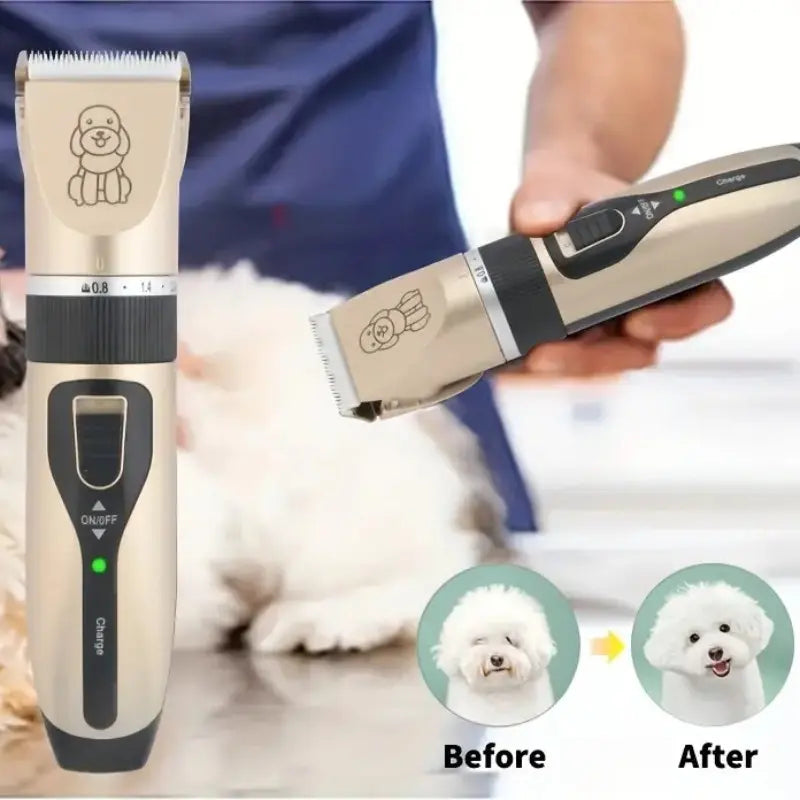 Pet Electric Clipper Set for Dogs and Cats, Specialized Grooming Tools for Teddy Breeds, Perfect Christmas Gift for Pet Owners, Grooming Trimming Tool