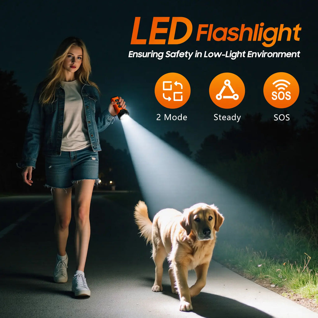 Dog Bark Deterrent Device, Ultrasonic Anti-Barking Devices with 3X Sonic Emitters, Dual-Frequency Bark Control, Flashlight & Sound Modes, Humane No-Bark Trainer, Safety Lock, USB-C Rechargeable #Summervibes #Petlovers