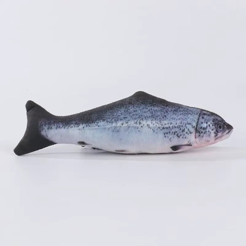Plush Fish Cat Toy - Catnip Interactive Toy
