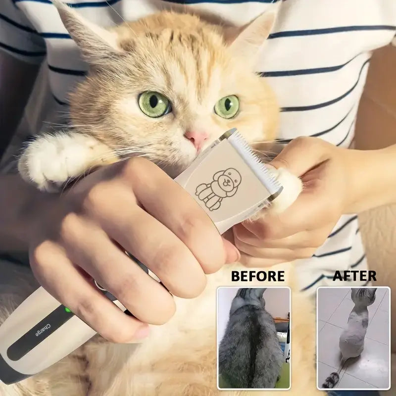 Pet Electric Clipper Set for Dogs and Cats, Specialized Grooming Tools for Teddy Breeds, Perfect Christmas Gift for Pet Owners, Grooming Trimming Tool