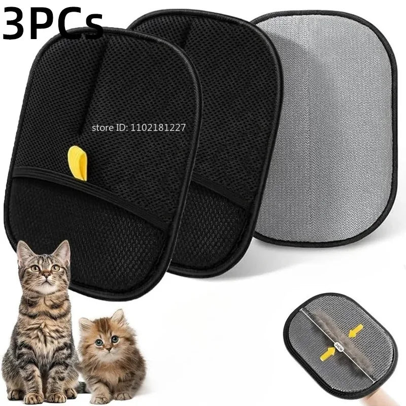Pet Hair Removal Set - Static Removal Gloves