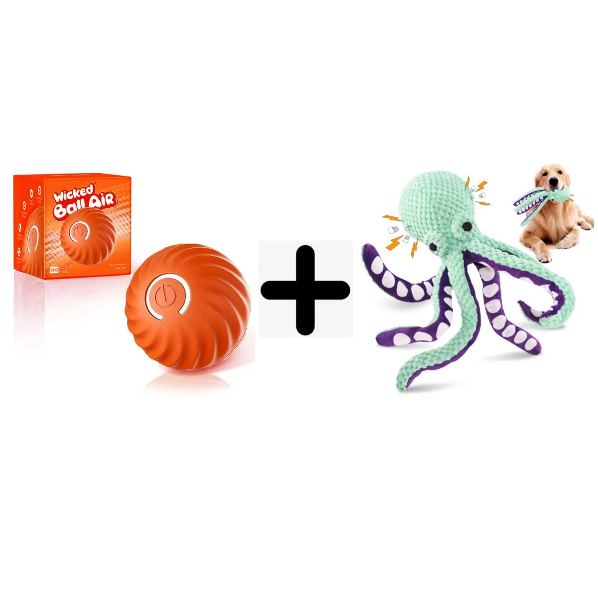 Interactive Dog Dog Balls, 2.7Inmoving Dog Ball, Durable Motion Activated Automatic Rolling Ball , USB Rechargeable Outdoor Pet Toy-Gttq