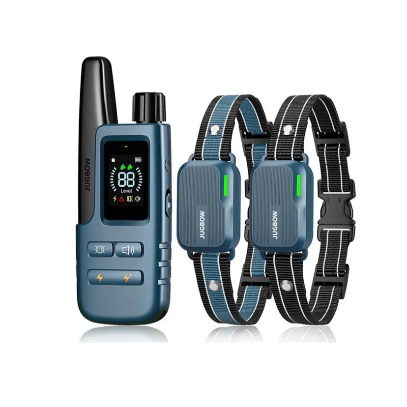 JUGBOW Dog Training Collar 4500FT Dog Training Behavior Aid, Remote IPX8 Waterproof with 4 Training Modes, Outdoor Rechargeable E-Collar DT61 #Summervibes #Petlovers