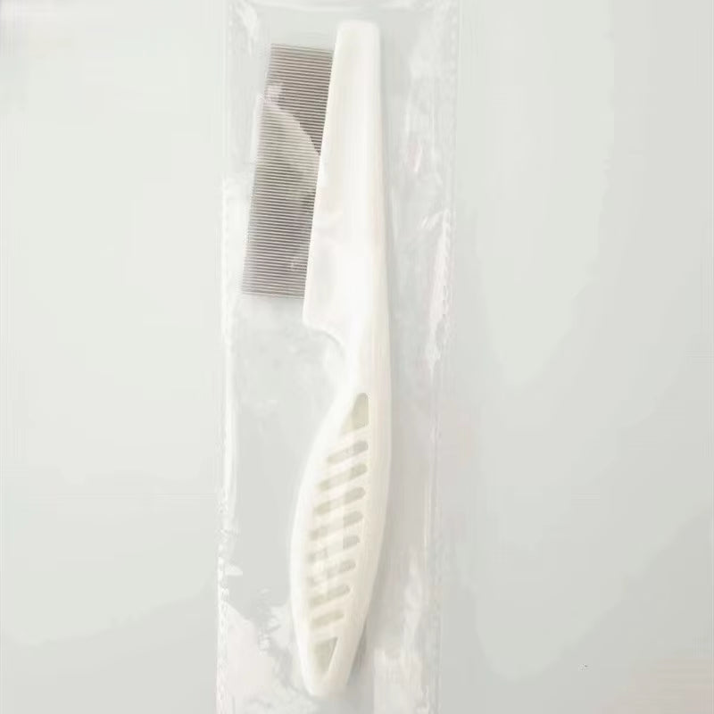 Pet Hair Shedding Comb - Stainless Steel Flea Comb