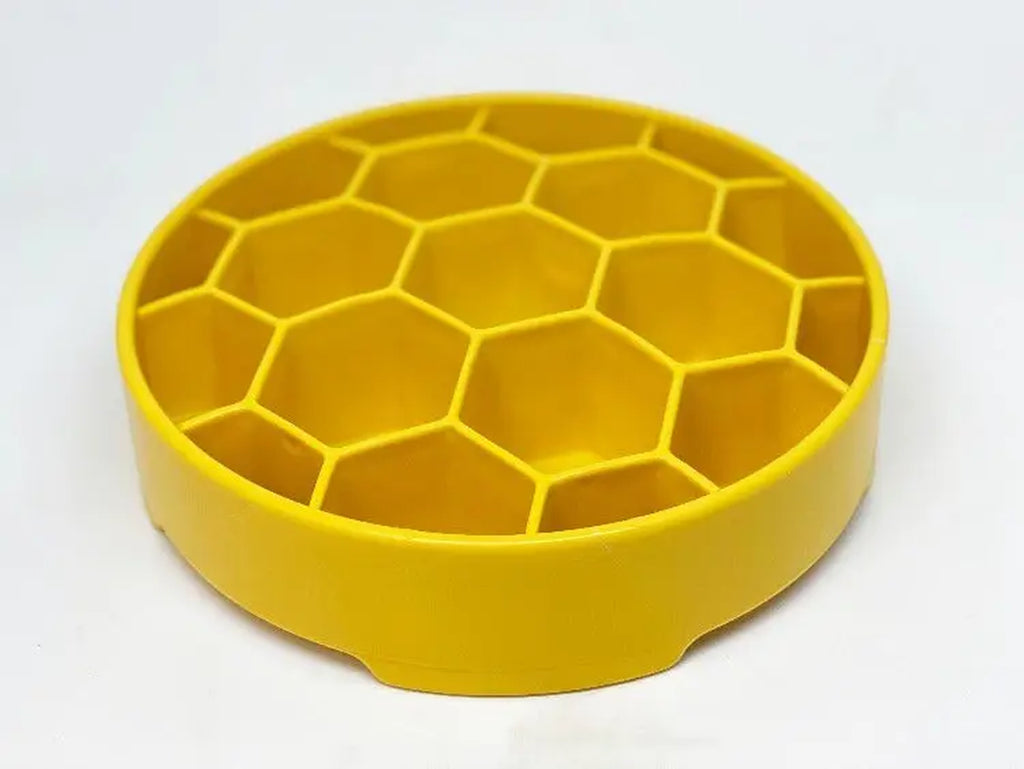 Honeycomb Slow Feeder Dog Bowl - Cosmetic Second - No Packaging - No Returns Feeding