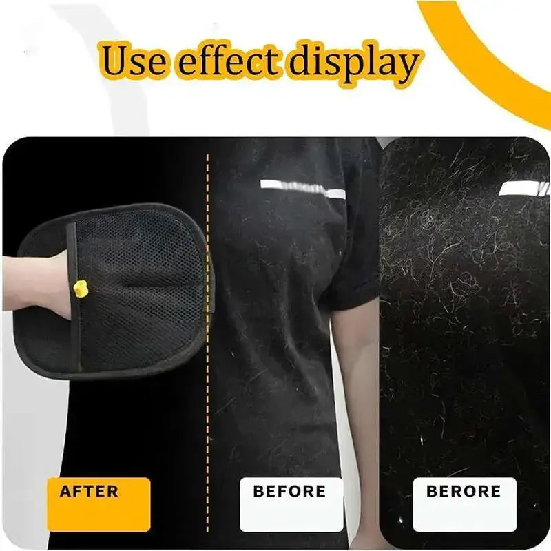 Pet Hair Removal Set - Static Removal Gloves