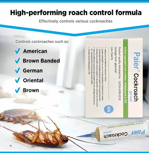 Indoor Cockroach Killer, Insect Repellent, Cockroach Control, Suitable for Both Indoor and Outdoor Use, Cockroach Killing Gel, Applicable to American Cockroaches, Cockroaches and Other Major Cockroach Species