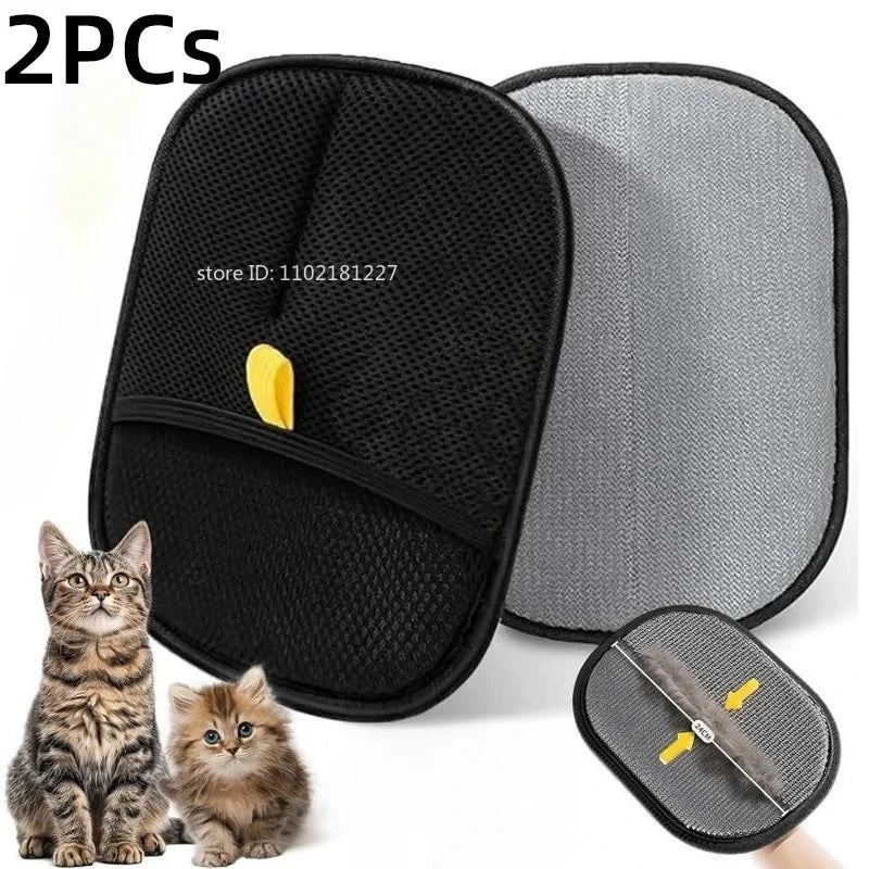 Pet Hair Removal Set - Static Removal Gloves