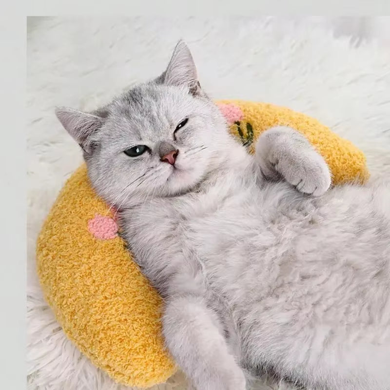 Pet Pillow U-Shape - Cervical Support Pillow for Cats & Dogs