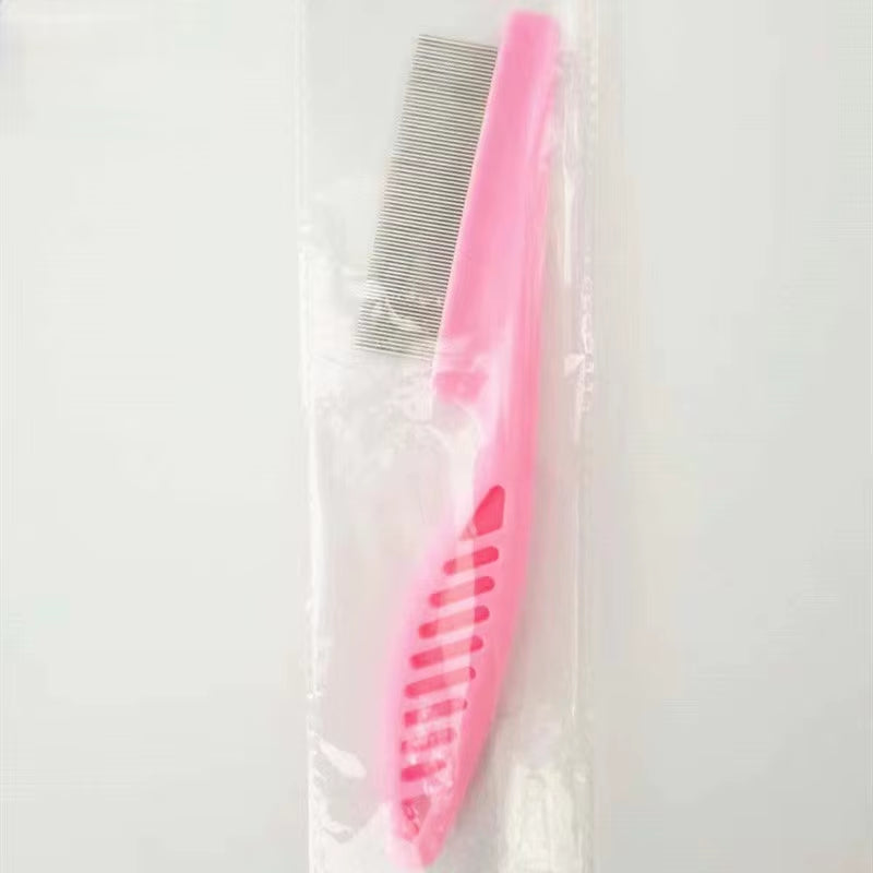 Pet Hair Shedding Comb - Stainless Steel Flea Comb