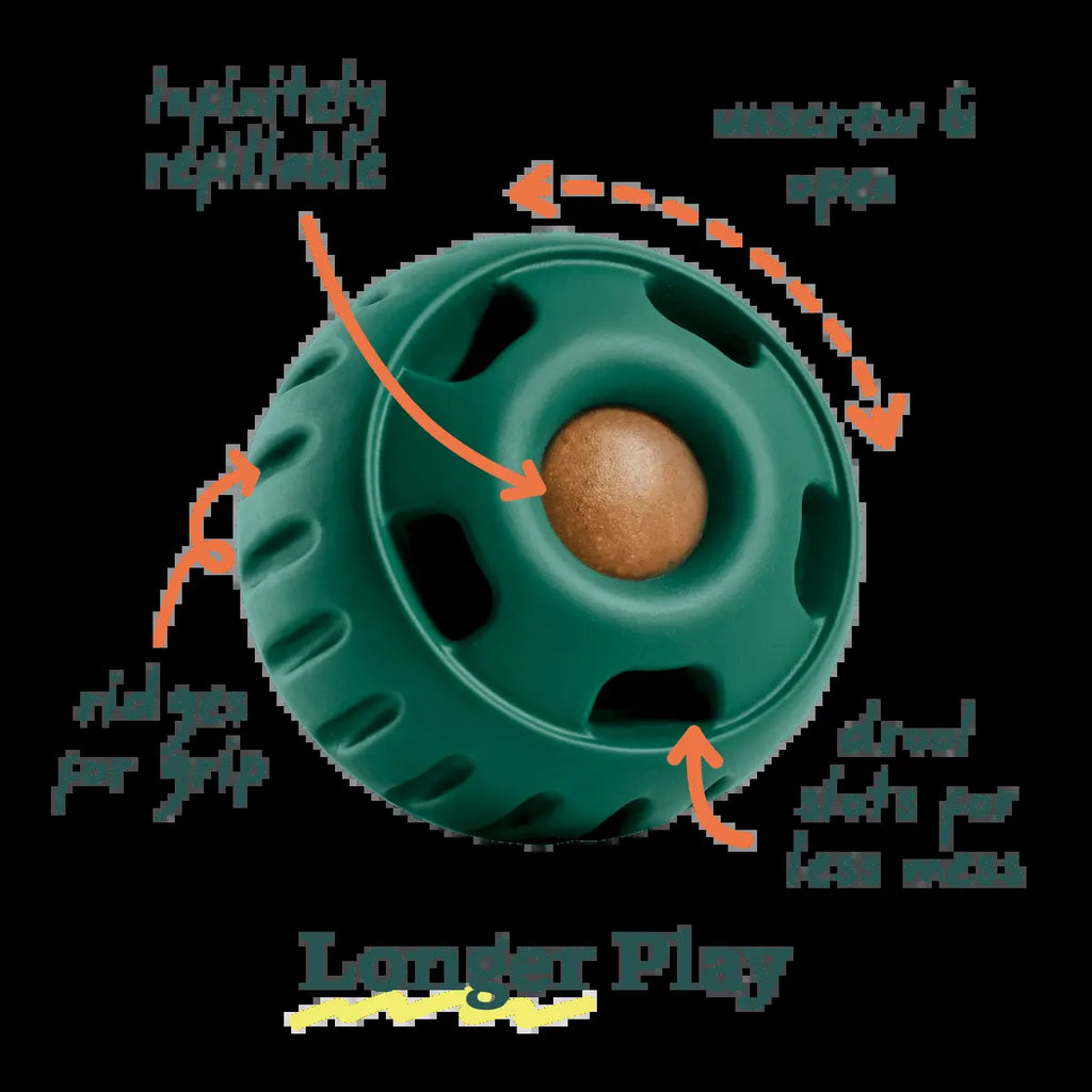 WOOF Pupsicle Interactive Dog Treat Toy, Low-Mess, Refillable, Easy Clean Treat Dispensing Toy to Keep Dogs Busy & Distracted