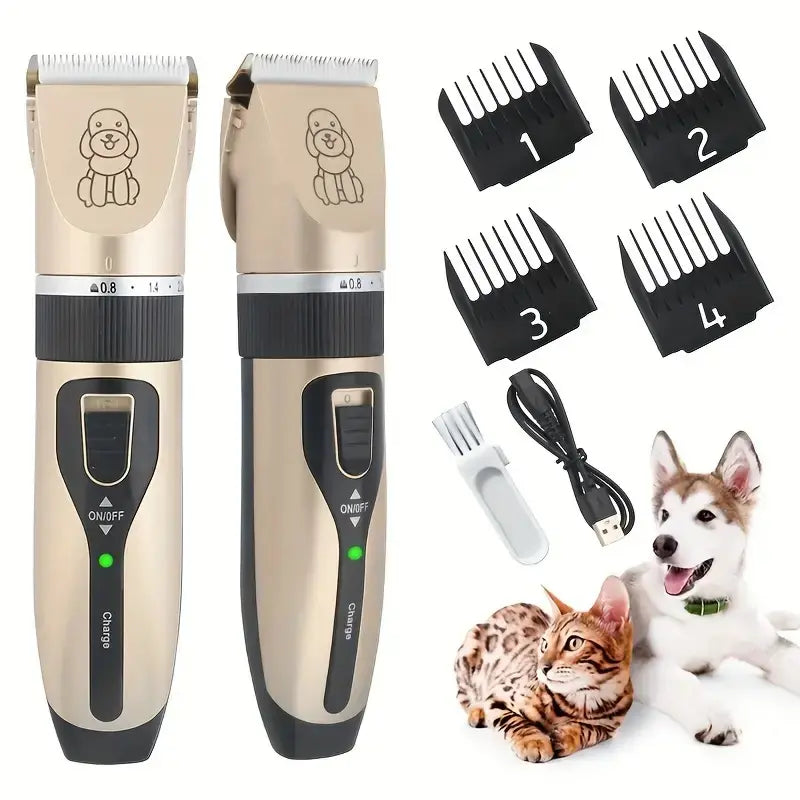 Pet Electric Clipper Set for Dogs and Cats, Specialized Grooming Tools for Teddy Breeds, Perfect Christmas Gift for Pet Owners, Grooming Trimming Tool