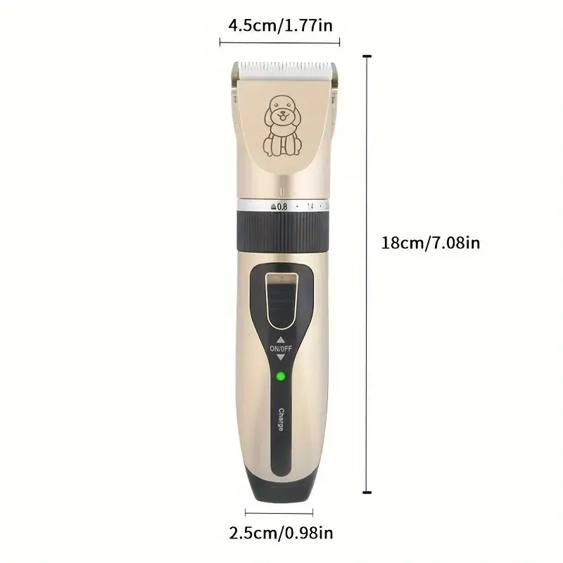 Pet Electric Clipper Set for Dogs and Cats, Specialized Grooming Tools for Teddy Breeds, Perfect Christmas Gift for Pet Owners, Grooming Trimming Tool
