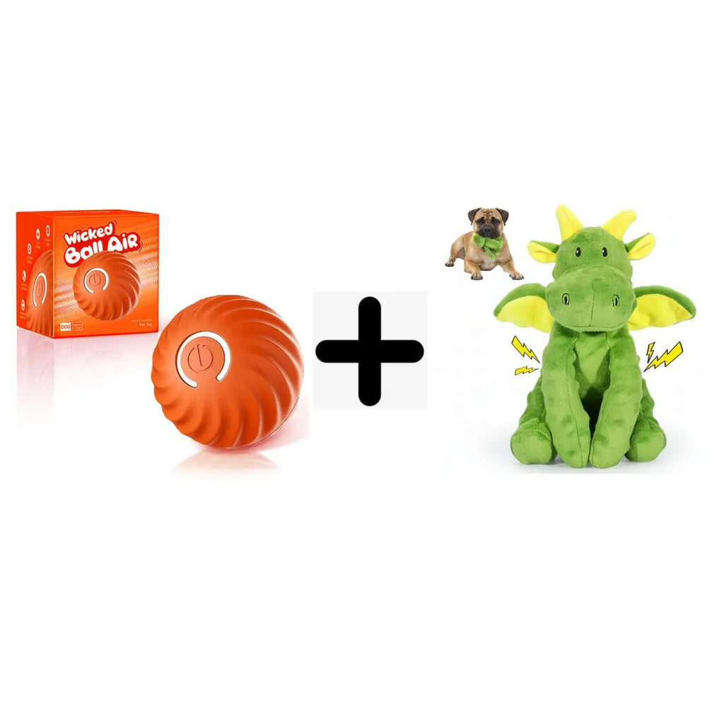 Interactive Dog Dog Balls, 2.7Inmoving Dog Ball, Durable Motion Activated Automatic Rolling Ball , USB Rechargeable Outdoor Pet Toy-Gttq