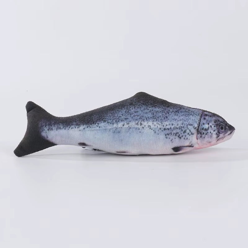 Plush Fish Cat Toy - Catnip Interactive Toy